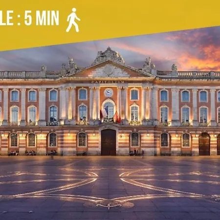 Apartmán T2 Carmes Cosy-centre Historique & Capitole 5 Min Toulouse