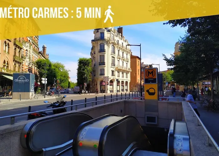 T2 Carmes Cosy-centre Historique & Capitole 5 Min